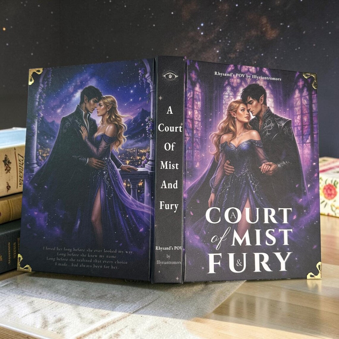 ACOTAR & ACOMAF Rhysand Pov Rebound Hardcover Books